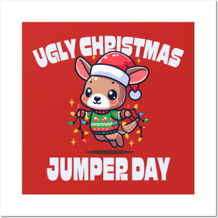 Ugly Christmas Jumper Day Posters and Art